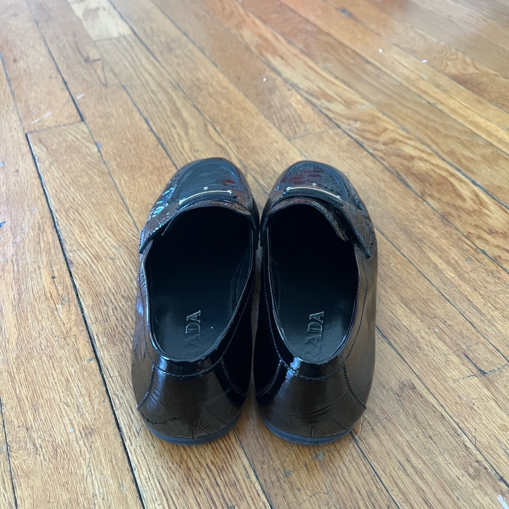 Prada black leather loafers - Picture 7 of 7